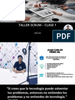 Taller Scrum - Clase 1 PDF