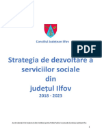 Strategia de Dezvoltare A Serviciilor Sociale Din Jud - Ilfov 2018 PDF