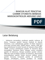 Rancang Bangun Alat Pencetak Gambir Otomatis Berbasis Mikrokontroler