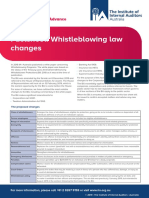 Factsheet: Whistleblowing Law Changes: Connect Support Advance