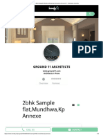 2bhk Sample Flat, Mundhwa, KP Annexe by Ground 11 Architects - Homify