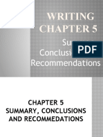 Writing the Conclusion: Summarizing Findings and Recommendations