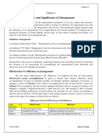 HSE II BS CH - 1 Nature and Significance of Management .Binoy 04-6-20