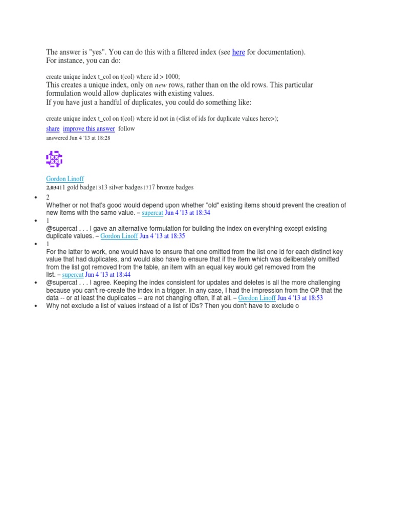 Share Improve This Answer: Answered Jun 4 '13 at 18:28 | PDF | Database ...