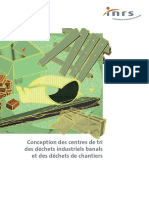Conceptin Des Centres de Tri Des Déchets Industriels Bnals Et Déchets de Chantiers PDF