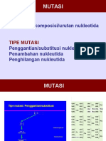 Bioteknologi Petanian - Mutasi