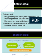 Bioteknologi Pertanian PENDAHULUAN