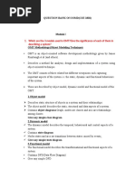 CS 1802 OOMD QUESTION BANK - Ans Key1