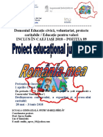 Proiect Romania Mea