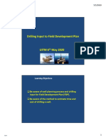 Drilling Input Field Development Plan