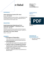 Sukhwinder Rahal Resume PDF