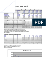 Force Analysis of Pipe Bends