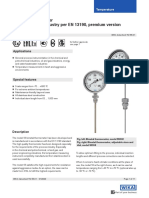 Bimetal Thermometer For The Process Industry Per EN 13190, Premium Version Model 55