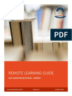 Remote Learning Guide - Gulf Asian English School PDF