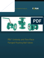 PBV Unibody and Two-Piece Flanged Floating Ball Valves: Smart Solutions. Powerful Products