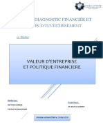 La Valeur D'entreprise Et Politiques Financières-1 PDF