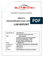 Lab Report: DJM3072 Programmable Logic Controller