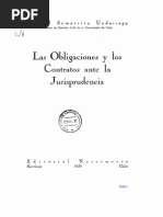 Las Obligaciones y Los Contratos Ante La Jurisprudencia - Manuel Somarriva Undurraga