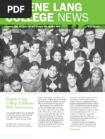 Download Eugene Lang College The New School for Liberal Arts  Alumni Newsletter Fall 2010 by The New School SN46747623 doc pdf