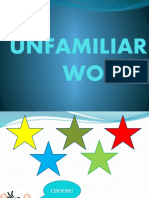 UNFAMILIAR WORDS (The Two Brothers)
