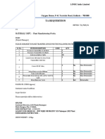 TA REQUISITION - Palampur-03.01.2020