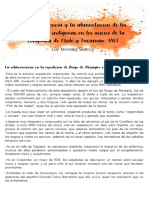 La Sobrevivencia y La Alimentación de Los Españoles e Indígenas en Los Inicios de La Conquista de Chile y Tucumán, SXVI PDF