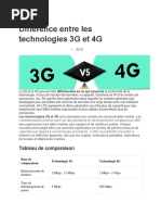Architecture et fonctionnement de la 4G | PDF | 4G | LTE ...