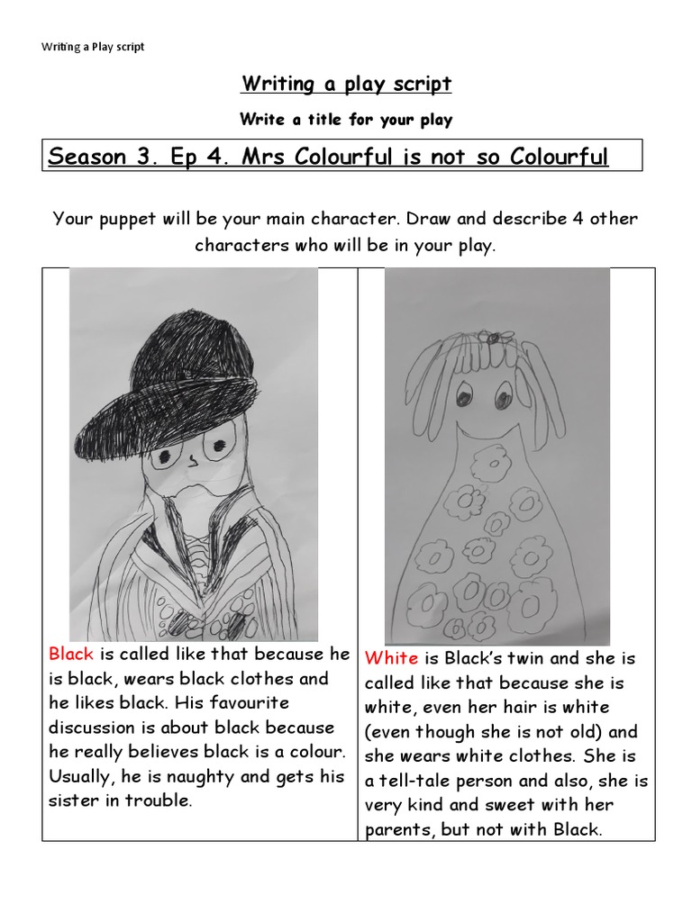 Play Script: Mrs Colourful's Adventure | PDF | Language Arts & Discipline