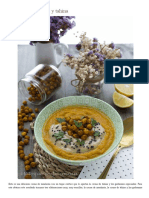 Crema de Zanahoria Con Garbanzos Especiados PDF