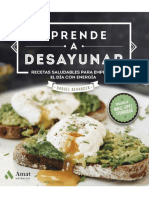 Aprende A Desayunar. Recetas Saludables para Empezar El Día Con Energía PDF