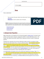 Diesel Exhaust Gas - Properties