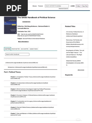 Dirk Berg Schlosser Bertrand Badie France Leonardo Morlino The Sage Handbook Of Political Science 2020 Sage Publications Ltd Libgen Lc 1 Pdf Frantz Fanon Tawhid
