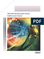 UNIX or LINUX Operating System Security Audit or Assurance Program (Jan 2009)