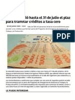 Los Creditos en La Provincia de Jujuy