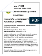 Solicitud de Pase Personal Laboral Aly