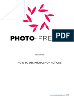 Photoshop Actions Instructions