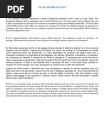 TALLER MODELOS ESTOCASTICOS TEORIA DE COLAS 20191