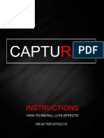Instructions - How To Install On AFTER EFFECTS PDF