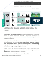 La PROFUNDIDAD DE CAMPO en Fotografía Explicada Con Ejemplos