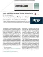 Como Mejorara Los Cuidados de Salud, Importancia de La Implementacion 2017 PDF