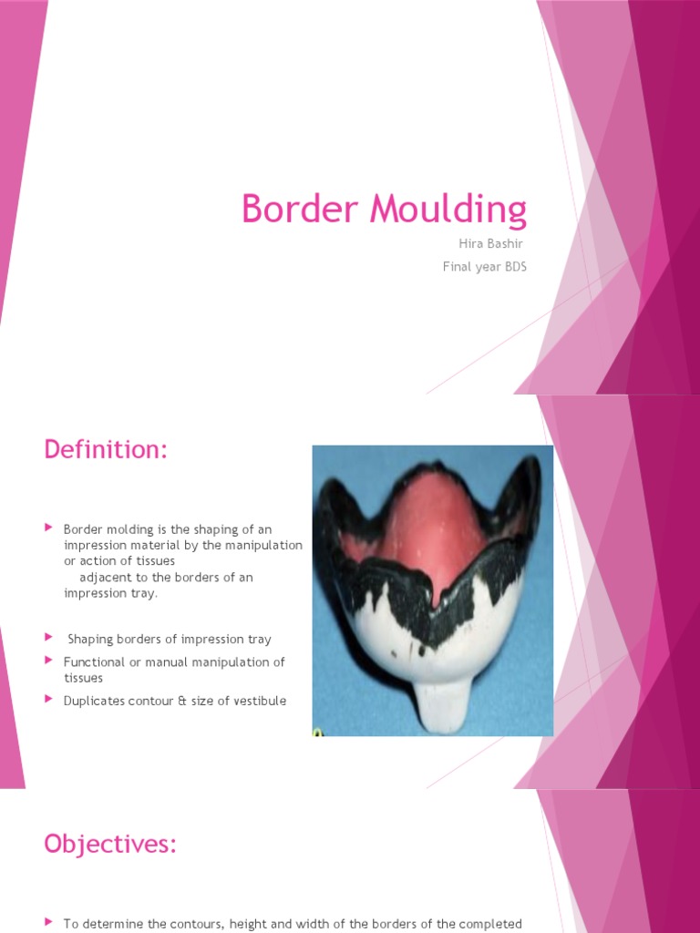Border mould sale