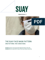 The Suay Face Mask Pattern: One Pattern, Two Variations