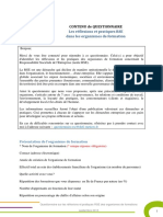 Contenu Questionnaire PDF