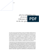 Nancy Fraser,  De la redistributi n al reconocimiento  Dilemas de la justicia en la era  postsocialista , NLR 0.pdf