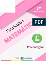 Matemática - Fascículo 1 - 3º Ano (Porcentagem) PDF