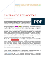 Pautas de Redacción PDF