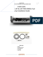 DW65 1.8T Fuel Pump Install Instructions With Pictures