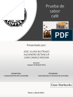 Prueba de Sabor Café Express Starbucks Marzo 1