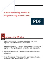 8086 Addressing Modes & Programming Introduction