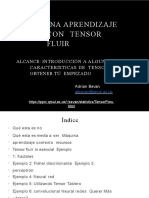 MÁQUINA APRENDIZAJE CON  TENSOR FLUIR